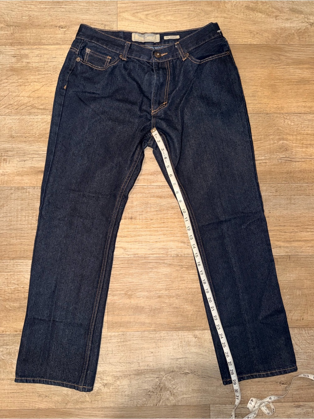 Men's Slim Straight-Leg Jeans in Dark Indigo